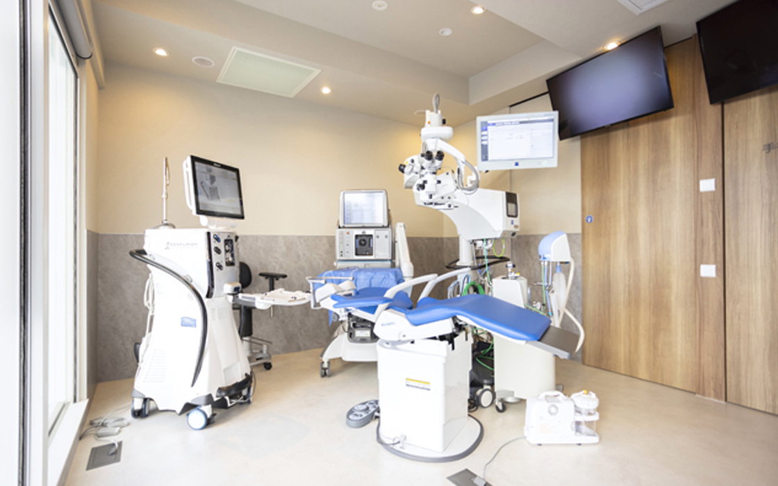 患者様が安心できる手術室