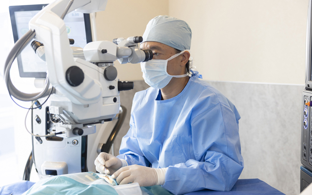痛みを軽減、目にやさしい日帰り手術